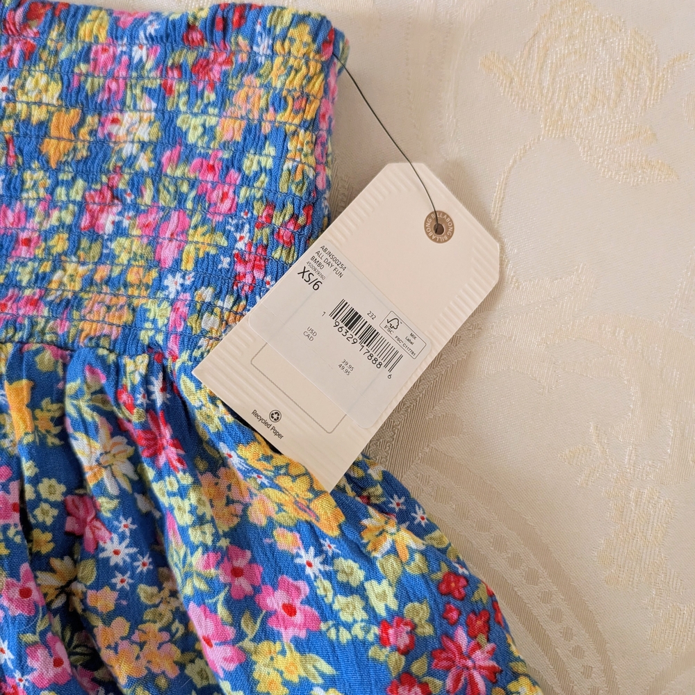 BILLABONG Women's All Day Fun Elastic Waist Shorts SeaSide Floral, Size XS - Picture 3 of 5